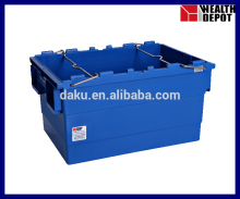 600x400x315mm Stack Nest Plastic Tote Box with Bars