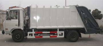 Operating automation Compress Garbage Truck