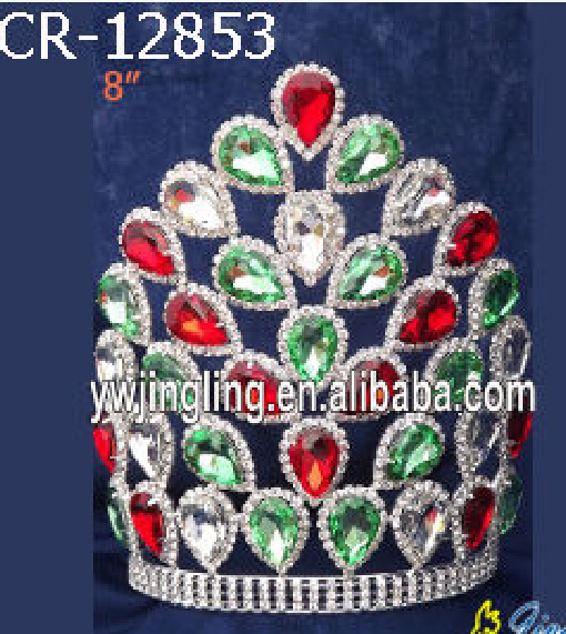 8" Chunky Water Drop Rhinestone Big Tiaras