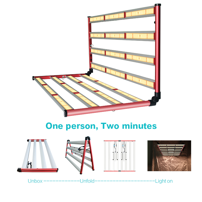 Aglex 800W LED Hydroponic Plant Grow Light Bar