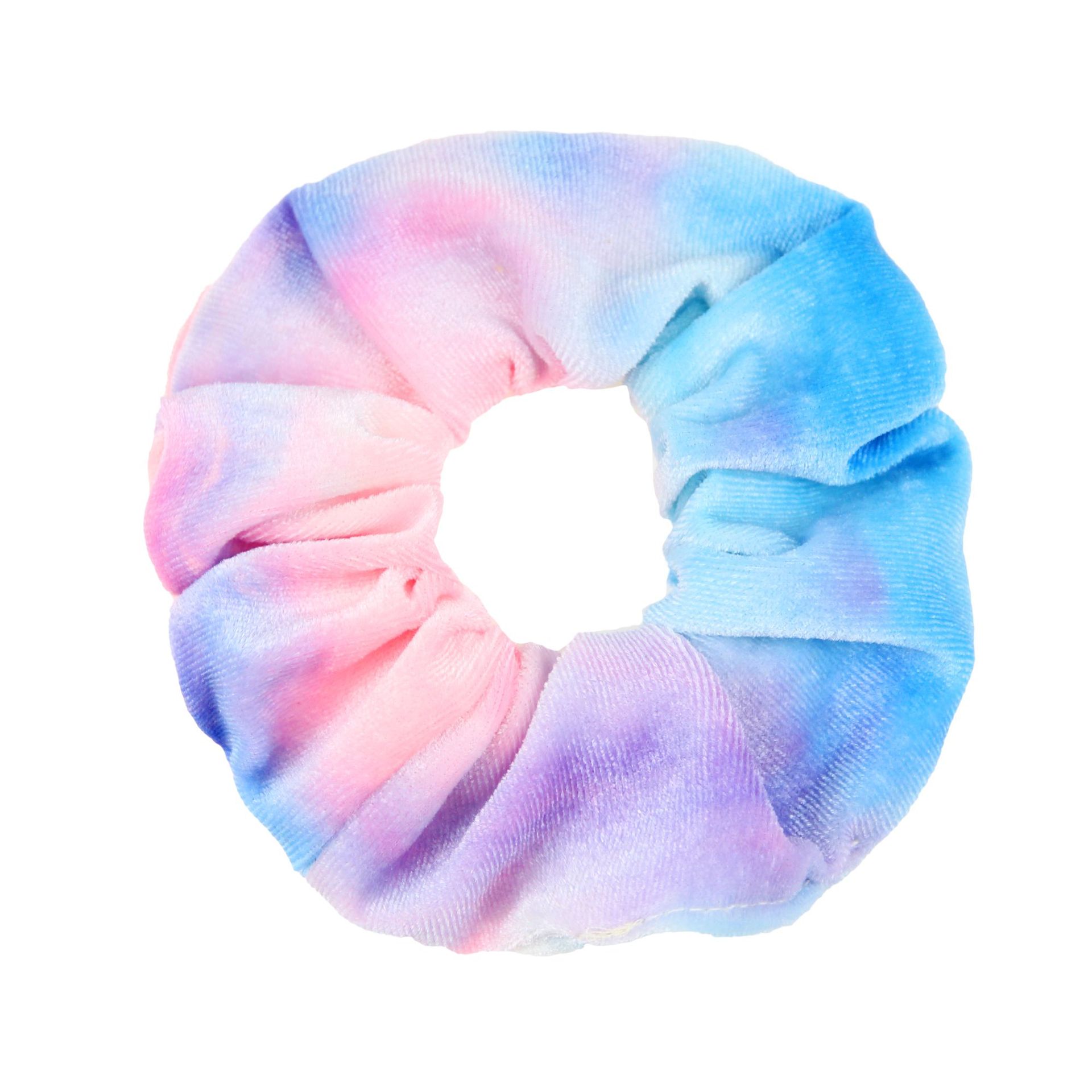 Schattige haarbanden Hoofdbanden Tie Dye Hair Band Volwassen Dames Velvet Materiaal Elastische ringbanden voor Girls Kids Rope