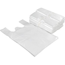 Colored HDPE Clear Waste Plastic Merchandise die cut plastic bags for shopping