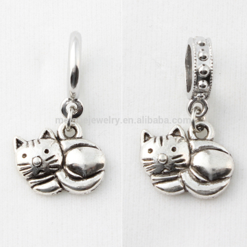 2016 Hot Cat Pendant Bracelet Charm Endless Charms Wholesale