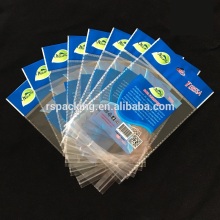 Custom design poly bag statgionery packaging header bag