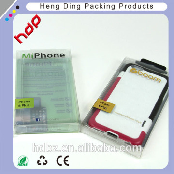 custom printed plastic pvc retail packaging for iPhone 6 6Plus Cover boxes