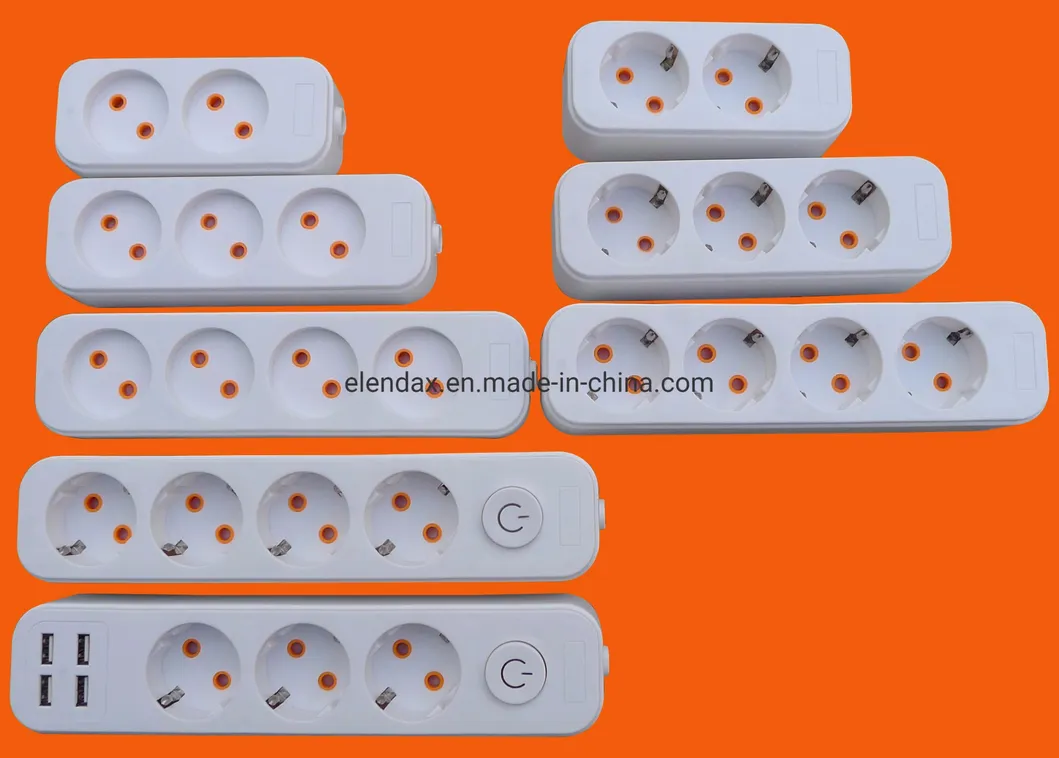 Электрическая удлинительная розетка с вилкой или без нее