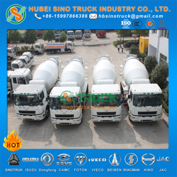 CAMC CNG 9-10cbm Construction Mixer Truck for Chile
