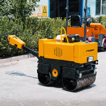 Walk-behind road roller small area construction double-wheel road roller series vibration strong pressure force road roller sale