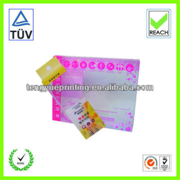 chinese plastic packaging box for bra/bra and underwear organizer box packaging