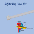 Nylon kabelbinders voor de gezondheidszorg Zelfsluitende kabelbinders