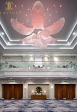 Flower branch crystal chandelier lighting