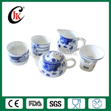 Wholesale fine royal customized logo procelain tea set
