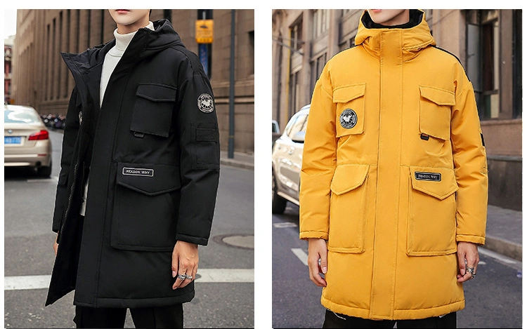 Korean Style Down Jacket MID-Length Outdoor Couple Jacket
