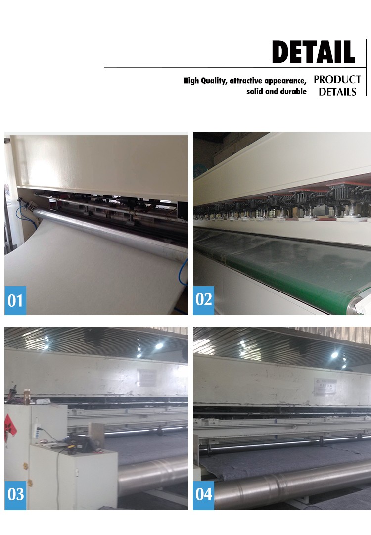 TLGS- High speed PU making needle punching machine geotextile