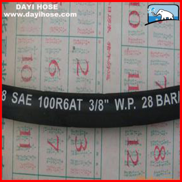 DAYI single fiber reinforced abrasion&weather resistant hydraulic hose R6