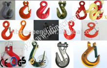 Hot selling G80 eye hooks with latches/ clevis slip hooks/swivel hooks