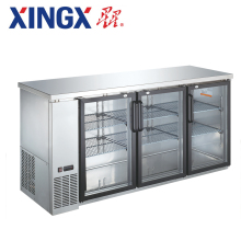 ETL Approved Stainless Steel Underbar Back Bar Cooler UBB-24-72G-HC