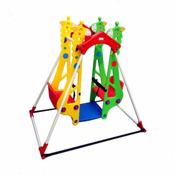 Cute Giraffe Indoor Playground Swing for Kids