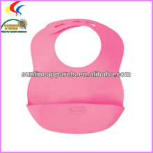 pink baby bib