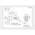 RK09K-serie Roterende potentiometer