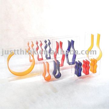 acrylic art decoration vase