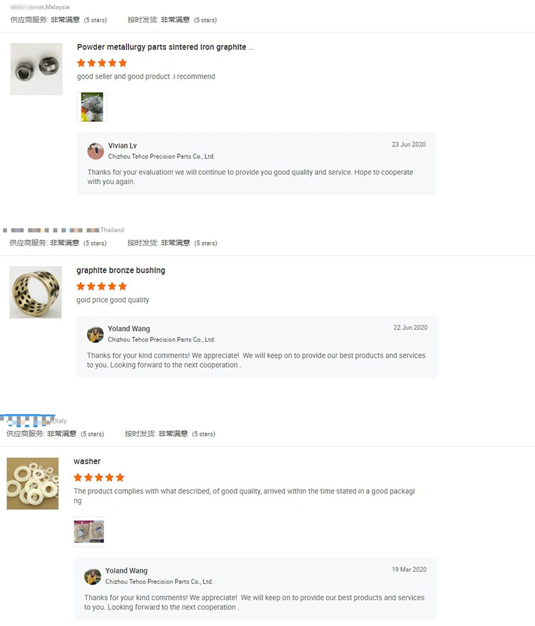 Manufacturer Sleeve Steel Bronze PTFE Good Performance Boundary Lubricating Bushing.
