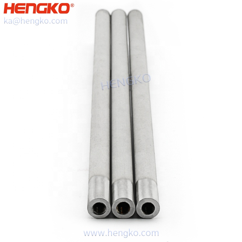 Custom-Make 316 316L stainless steel sintered porous micro capillary tube for medical and heat treatment industry