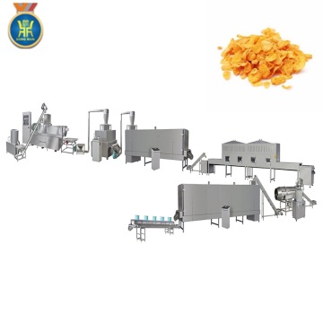 Breakfast cereal food extruder machine rice flake making machine