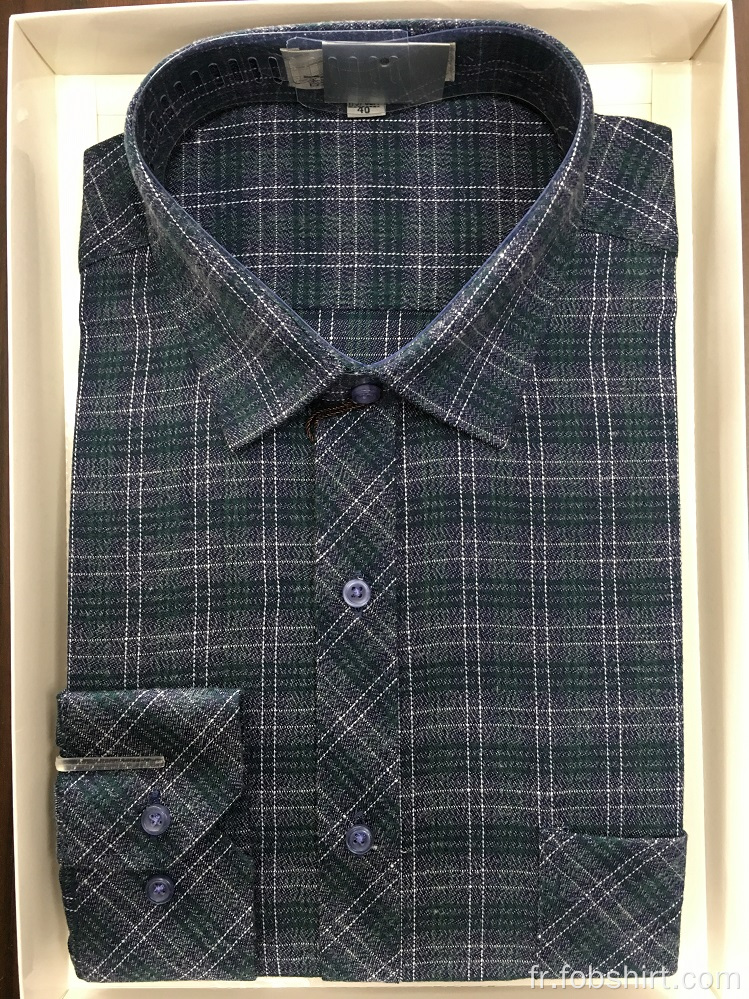 Chemise homme à manches longues