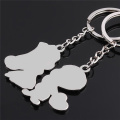 Custom Metal Cartoon Couple Lover Keyring