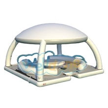 Hot Sale Inflatable Island with Tent Roof for Water Parks