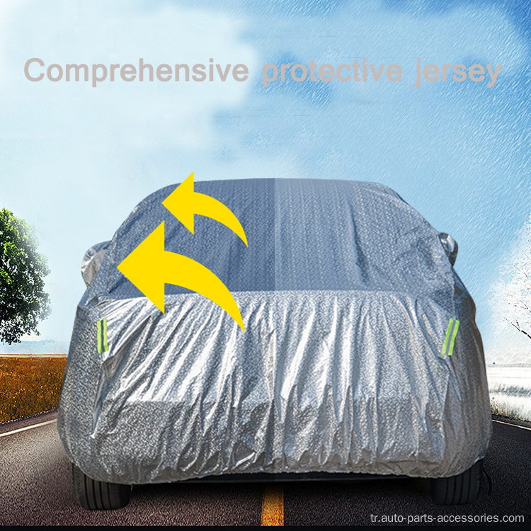Kalın çizik anti-alüminyum film güneş gölge araba kapağı