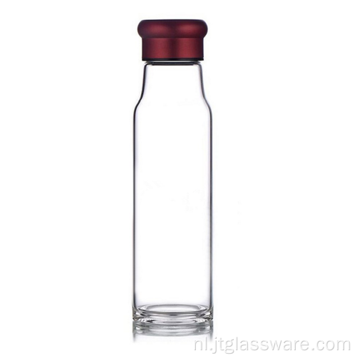 Handgemaakte waterfles van borosilicaatglas