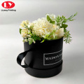 Logo Printed Custom Round Flowers Box Packaging