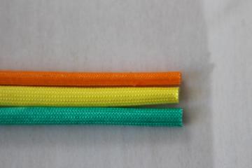 Acryic coated fiberglass sleeving for f grade motors