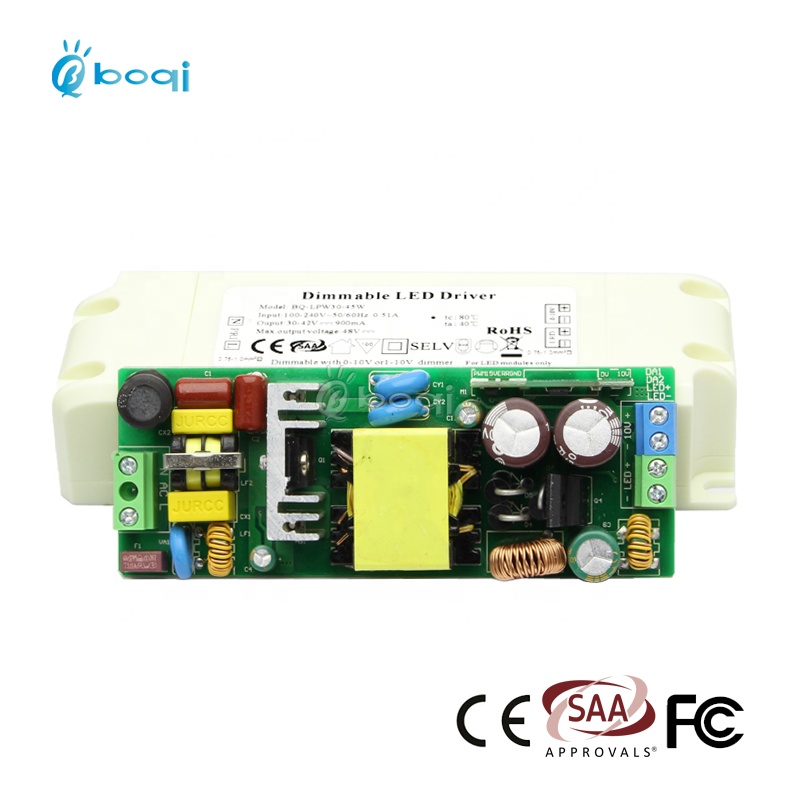 boqi CE CB SAA 0-10v dimming led driver 40w 600ma for led panel light