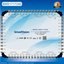 16 Satellite Tv Input And 1 Terrestrial Tv Input Smatv Distribution System 17in 17out 24 Users Cascade Multiswitch?