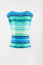 Ladies print sleeveless Tshirt