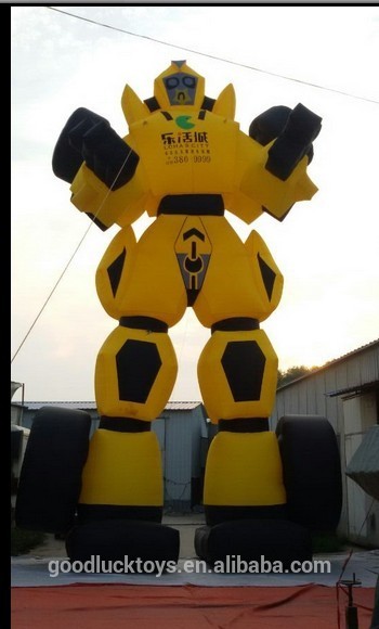 2016 Transformers cartoon inflatable model, Optimus Prime Bumblebee mold machine popular commercial activities