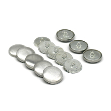Pinlong Luxury Silver Sofa Metal Buttons