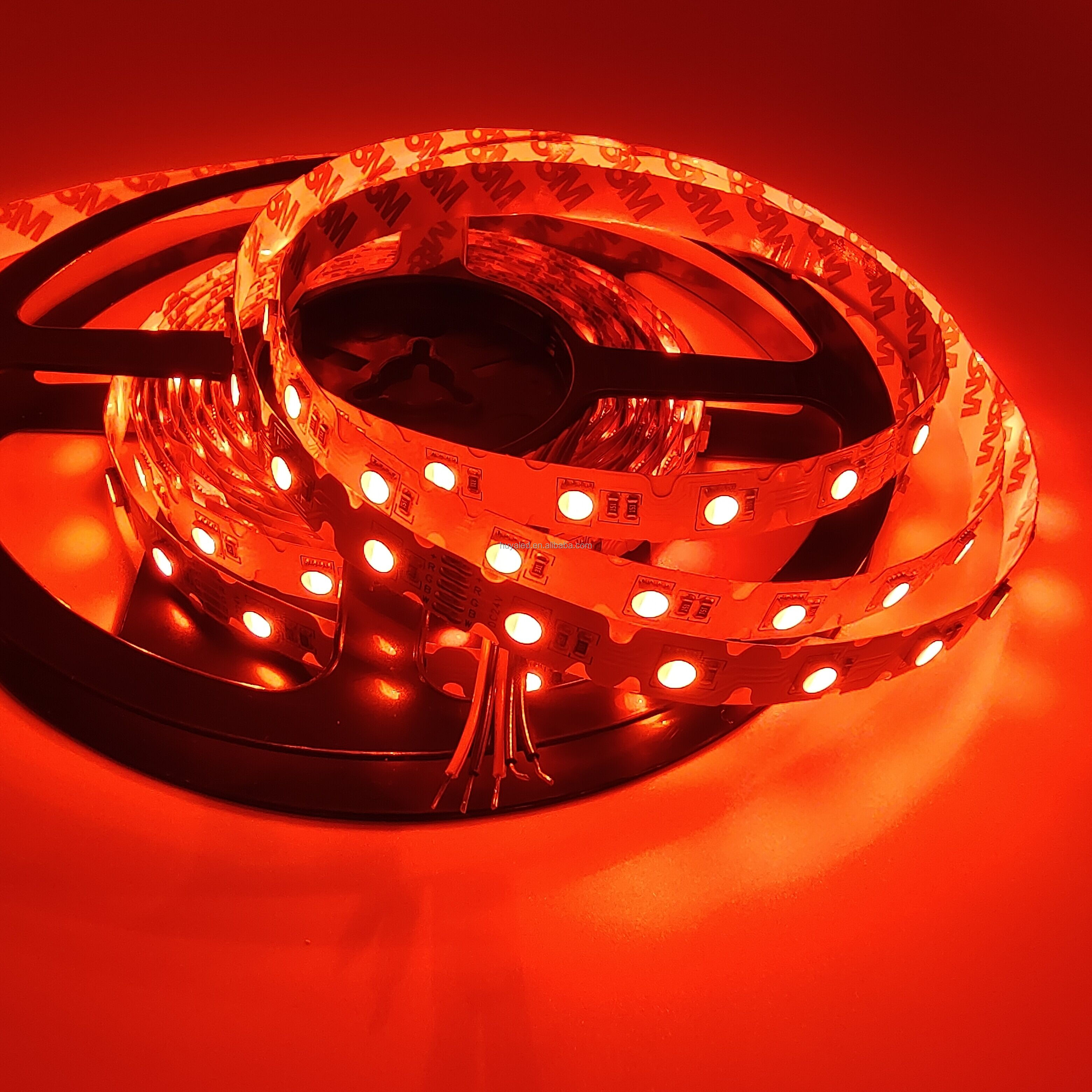 Bendable SMD 5050 RGBW 48LED DC 12V IP20 IP65 S shape Led strip light for Modeling decoration
