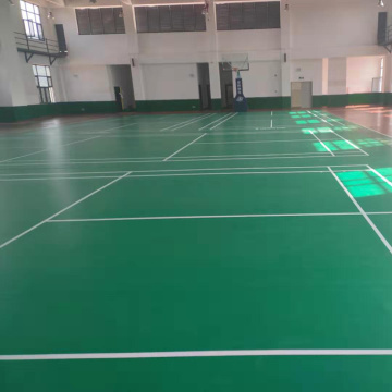 Suelo de PVC para bádminton