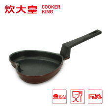 Mini die casting aluminium Heart Shape egg Frying Pan