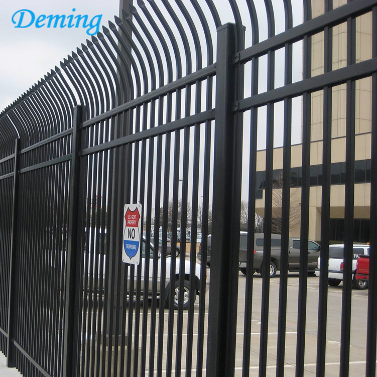 Galvanized Steel Pipe Antique Decorative Zinc Steel Fence