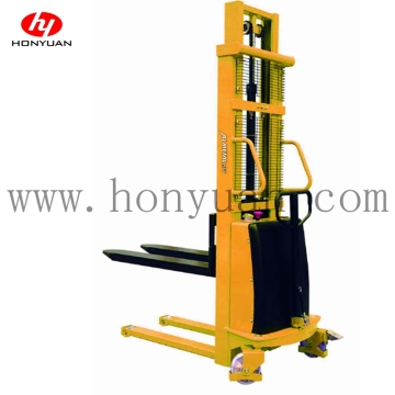 DC 12V Powered, 1.0-2.0tons Capacity Semi Electric Stacker