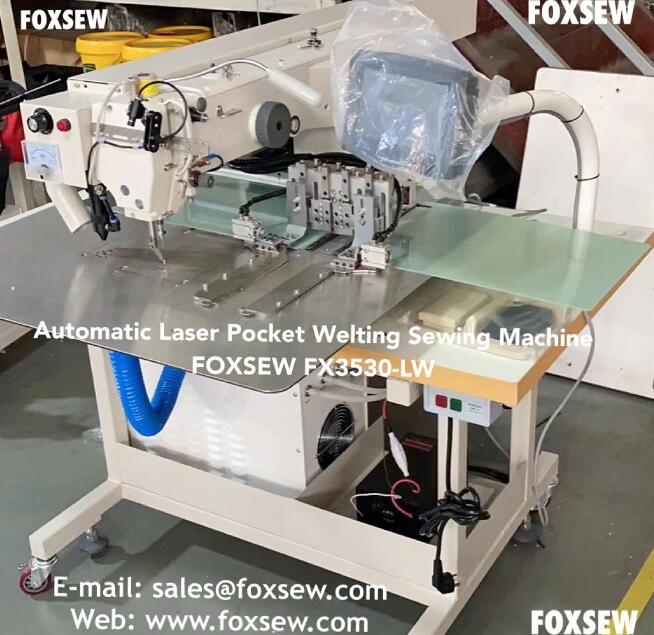 Automatic Laser Pocket Welting Sewing Machine FOXSEW FX3530-LW -5