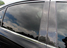 Carbon composite car window cover
