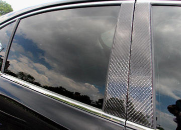 Carbon composite car window cover