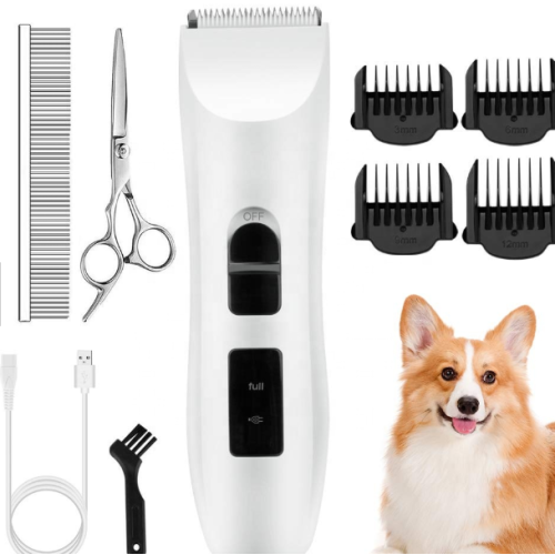 Set di grooming per animali domestici ricaricabile USB