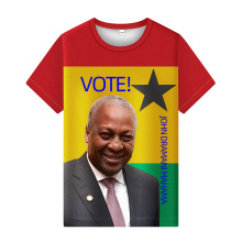 Custom Ghana Election Shirts - Manufacturer's Hot Selling John Mahama Breathable T-Shirts